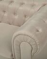 Fauteuil stof beige CHESTERFIELD L_709409