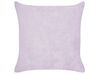 Set of 2 Corduroy Cushions 43 x 43 cm Violet MILLET_854651