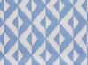 Tappeto da esterno azzurro con motivo geometrico 120 x 180 cm BIHAR_766483