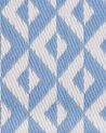 Tapis extérieur au motif géométrique bleu 120 x 180 cm BIHAR_766483