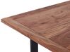 Konferenčný stolík svetlé akáciové drevo/čierna GRENOLA_817487