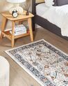 Area Rug 80 x 150 cm Beige and Blue ARATES_854314