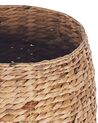 Pletený úložný košík z vodného hyacintu prírodný SAMBUR_838080