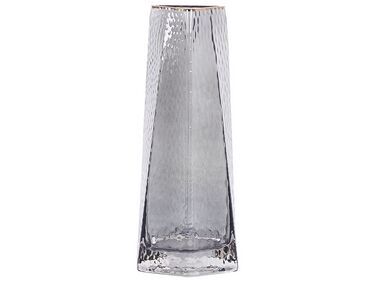 Blomvas 27 cm glas grå LILAIA