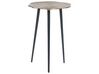 Metal Side Table Gold with Black MUNNAR_853720