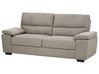 Conjunto de sofás com 5 lugares em tecido castanho claro VOGAR_901209
