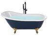 Vasca da bagno freestanding retrò blu e oro 153 x 77 cm CAYMAN_820796