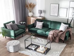 Sohvasetti vihreä sametti 4-istuttava VINTERBRO Sohvasetti vihreä sametti 4-istuttava VINTERBRO