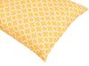 Coussin à motif géométrique jaune 40 x 70 cm ASTAKOS_752273