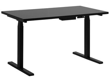 Elektricky nastavitelný psací stůl 130 x 72 cm černý DESTIN II