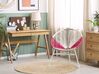 PE Rattan Accent Chair Multicolour Pink ACAPULCO_815654