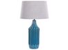 Keramická stolná lampa modrá ABAVA_833932