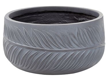 Flower Pot Fibre Clay 35 x 35 x 19 cm Grey FTERO