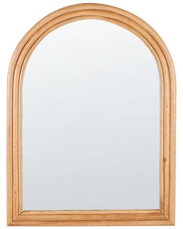 Specchio da parete rattan chiaro 60 x 80 cm ALAMEDA