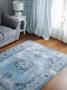 Bavlnený koberec 140 x 200 cm modrý ALMUS_702783