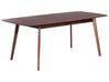 Rozkladací jedálenský stôl 150/190 x 90 cm tmavé drevo MADOX_766525