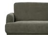 Conjunto de sofás com 4 lugares em bombazine verde escura TUVE_912094
