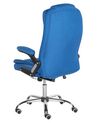 Chaise de bureau en tissu bleu ROYAL_752145