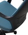 Swivel Office Chair Teal and Black DELIGHT_688489