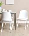 Set of 2 Dining Chairs White FOMBY_902818