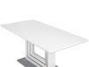 Tavolo da pranzo legno e acciaio bianco 180 x 90 cm KALONA_705243