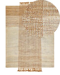 Matto juutti beige 140 x 200 cm HAMZALAR Matto juutti beige 140 x 200 cm HAMZALAR