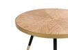 Coffee Table Light Wood with Gold RAMONA_912846
