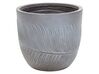 Flower Pot Fibre Clay 35 x 35 x 33 cm Grey FTERO_872013