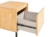 Mesa de cabeceira com 1 gaveta cor de madeira clara NIKEA_874858