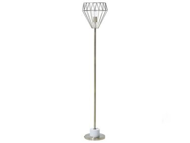 Metal Floor Lamp Brass MOONI