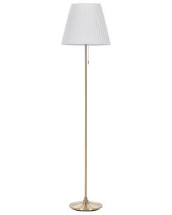 Lattiavalaisin rauta valkoinen/messinki TORYSA Lattiavalaisin rauta valkoinen/messinki TORYSA