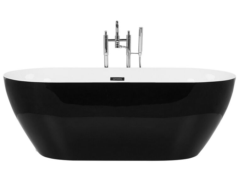 Freestanding Bath 1700 x 800 mm Black CARRERA_761789