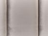 Cama con somier de terciopelo gris claro 90 x 200 cm EYBURIE_844429