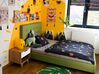 Detský bavlnený vankúš 60 x 50 cm zelená/čierna INDORE_853761