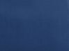 Cama con somier de terciopelo azul marino/dorado 180 x 200 cm FLAYAT_834222