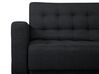 Left Hand Modular Fabric Sofa with Ottoman Graphite Grey ABERDEEN_714905