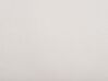 Cama de casal em chenille creme claro 140 x 200 cm MELLE_745633