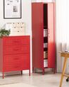 Metal Storage Cabinet Red FROME_811966