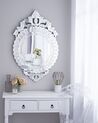 Nástěnné sříbrné zrcadlo 67 x 100 cm CRAON_904075