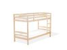 Łóżko piętrowe z szufladami drewniane 90 x 200 cm jasne drewno REGAT_797110