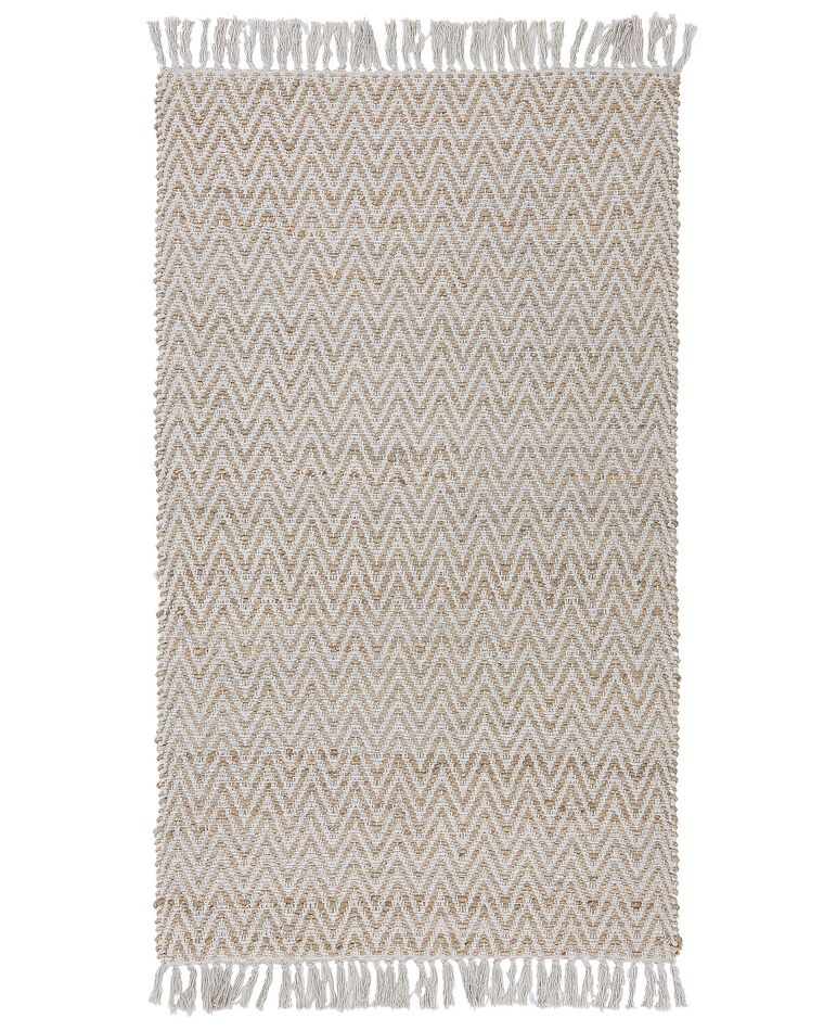Bézs jutaszőnyeg 80 x 150 cm AFRIN_807453