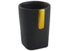 3-dielna keramická súprava kúpeľňových doplnkov čierna SONANA_823362