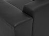 4-Sitzer Sofa Leder schwarz linksseitig LUNGO_719448