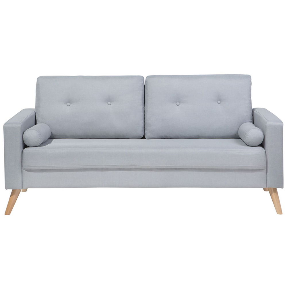 Sofa 2-osobowa jasnoszara KALMAR