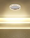 Metal LED Ceiling Lamp ⌀ 64 cm White and Gold TAPING_824903