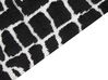 Teppich schwarz / weiss 160 x 230 cm abstraktes Muster Kurzflor PUNGE_883832