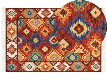 Wool Kilim Area Rug 200 x 300 cm Multicolour ZOVUNI