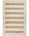Teppich Baumwolle / Jute beige 200 x 300 cm geometrisches Muster Kurzflor ZIARAT_869777