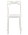 Set of 4 Dining Chairs White CAMOGLI_809283