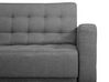 3 Seater Fabric Sofa Bed Grey ABERDEEN_716072